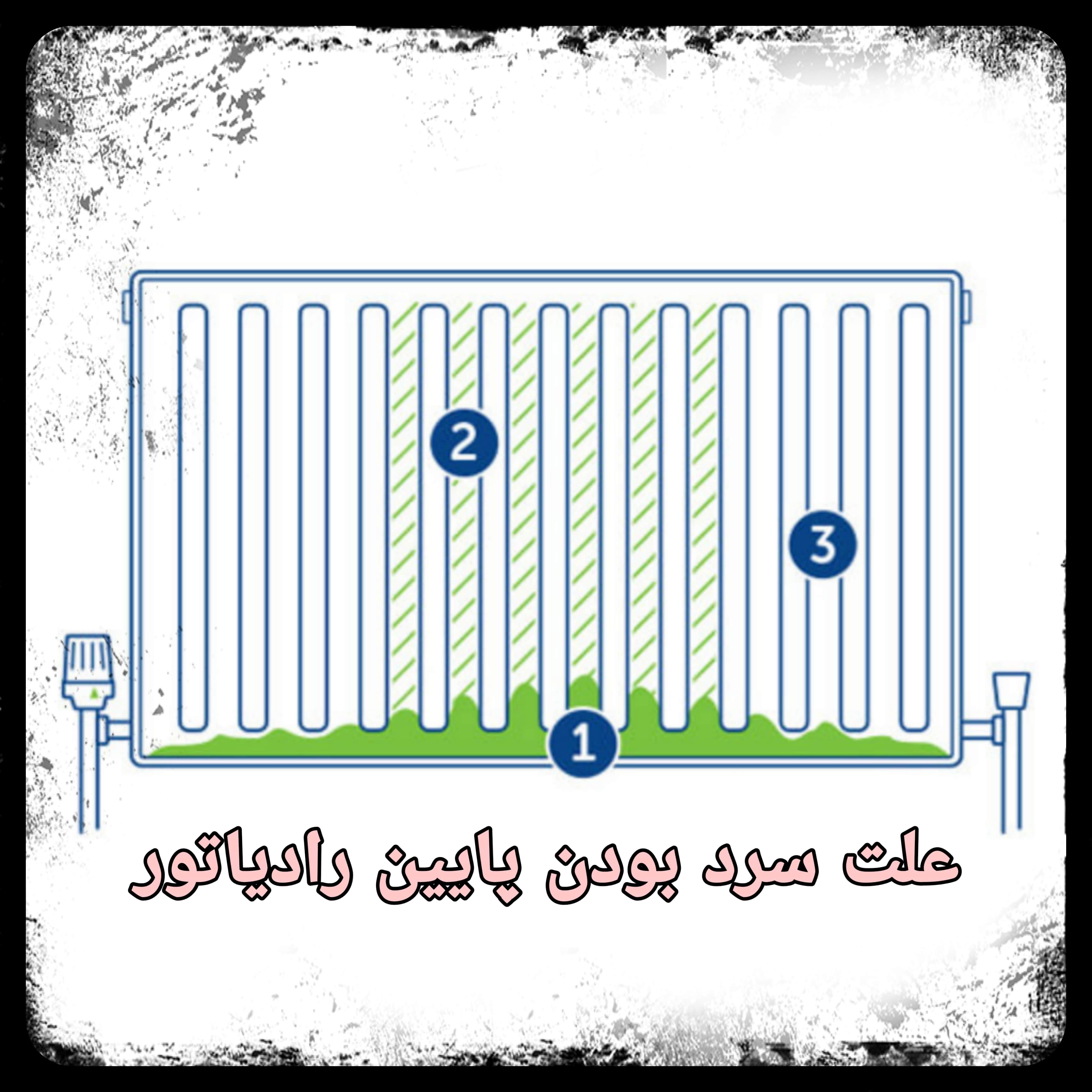 هواگیری پایین رادیاتور شوفاژ